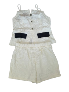 Ensemble femme 2 pièces - blanc