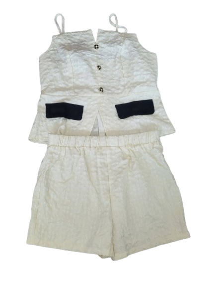 Ensemble femme 2 pièces - blanc
