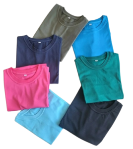 Tee-shirt uni – Disponible en plusieurs couleurs