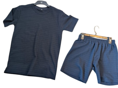 Ensemble homme 2 pièces – Tee-shirt + short rayé